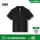 森馬（Semir）POLO衫女夏季短款正肩修身半拉鏈氣質(zhì)小個(gè)子基礎上衣101325115008