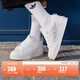 adidas NIZZA PLATFORM厚底增高運動(dòng)帆布鞋女阿迪達斯三葉草 白   36