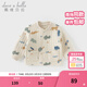 戴維貝拉（DAVE＆BELLA）秋冬新款童裝兒童棉服內膽洋氣女寶寶衣服小童上衣男童棉衣 卡其色【現貨】 110 cm（建議身高100-110cm）