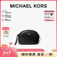 MICHAEL KORS禮物輕奢MK女包JET SET CHARM單肩斜挎圓餅包 小號 黑色