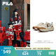FILA 斐樂(lè )松餅鞋女鞋運動(dòng)鞋復古老爹鞋2026春季新款圣誕版百搭休閑鞋 奶白/肉桂棕-GA 38