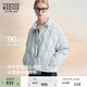 Teenie Weenie【小熊軟糖】小熊女羽絨服冬季寬松翻領(lǐng)輕薄舒適外套 灰色 M