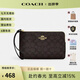 蔻馳（COACH）女包錢(qián)包卡包經(jīng)典老花手拿包拉鏈手腕包輕奢女士禮物 CZ277 IMXAQ