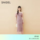 SNIDEL2025秋冬新品優(yōu)雅吊帶一字領(lǐng)露肩蕾絲鉤花連衣裙SWFO254167 玫瑰紅 S (0)