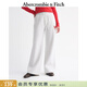 Abercrombie & Fitch美式復古時(shí)尚氣質(zhì)抓絨闊腿LOGO運動(dòng)衛褲長(cháng)褲26春女裝147-5189 銀灰色 S (165/72A)
