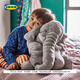 宜家（IKEA）JATTESTOR雅特斯托大象抱枕毛絨玩具公仔 象/灰色