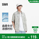 森馬（Semir）森柔|短袖襯衫男夏季牛仔襯衣外套涼感寬松輕薄上衣103325104101