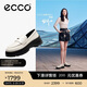 愛(ài)步（ECCO） 樂(lè )福鞋女 牛皮厚底圓頭百搭深口單鞋 蹤跡30女鞋220723 石灰色39