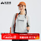 拓路者戶(hù)外速干長(cháng)袖t恤女款春秋季新款圓領(lǐng)上衣登山跑步打底衫速干衣女 淺灰色 L