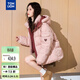 唐獅（TonLion）2025冬女立領(lǐng)帶帽一手長(cháng)款羽絨服