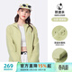 駱駝（CAMEL）薄絨風(fēng)衣女戶(hù)外防潑水修身梭織外套 J23CAYL6066 青果綠 M