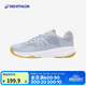 迪卡儂（DECATHLON）羽毛球鞋女款超輕專(zhuān)業(yè)羽毛球鞋透氣排球鞋灰羽藍-5415432