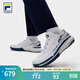 FILA斐樂(lè )男鞋布云朝克特同款性能網(wǎng)球鞋2025冬季舒適綜訓鞋專(zhuān)業(yè)運動(dòng)鞋 斐樂(lè )白/深牛仔藍-WD 40.5