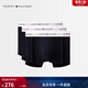 Tommy Hilfiger【禮物】26春夏新款男三條裝撞色提花舒適微彈四角平角內褲 藏青色0WT M