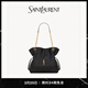 YSL圣羅蘭 女士JAMIE SHOPPING小號羊皮革托特包 黑色 U