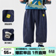 嘟嘟家兒童牛仔褲加絨冬裝男童褲子加厚冬季女童長(cháng)褲洋氣寶寶休閑褲童裝 牛仔藍色 90