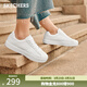 斯凱奇（Skechers）女鞋春季板鞋女子舒適休閑鞋純色百搭空軍一號小白鞋185000 白色/WHT 38
