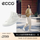 愛(ài)步（ECCO）【60周年限定款】 極簡(jiǎn)風(fēng)百搭耐磨平底休閑鞋 柔酷219223 白色21922301007 38