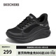 斯凱奇（Skechers）閃穿鞋糕糕鞋女春季網(wǎng)面厚底增高一腳蹬運動(dòng)鞋117526