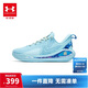 安德瑪（Under Armour）【庫里12】?jì)和湍ネ笟饣@球鞋男女童耐磨籃球鞋3028501 藍色38.5