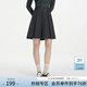 范思藍恩“進(jìn)店bi入”百搭寬褶半身裙女秋冬2024新款百褶裙14409 巴黎灰 L