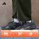 adidas「波波鞋」OZWAVE厚底休閑老爹鞋男女阿迪達斯輕運動(dòng) 深灰色/黑色/亮金屬鐵灰色   40