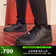 耐克空軍一號男子平底運動(dòng)鞋春膠底板鞋NIKE AIR FORCE 1 CW2288 001黑/黑 43