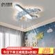 鹿屋 兒童房燈創(chuàng  )意卡通飛機風(fēng)扇燈簡(jiǎn)約現代男女孩臥室電扇一體燈 藍色戰斗機【65CM】無(wú)極+精靈