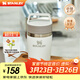STANLEY保溫杯咖啡杯水杯不銹鋼杯子時(shí)尚戶(hù)外便攜保溫保冷男士女士禮物 【小杯容量】霜白- 236ml