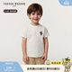 Teenie Weenie  Kids小熊童裝25年款男女寶學(xué)院風(fēng)簡(jiǎn)約純棉T恤打底衫 藝術(shù)家小熊-米白色 110 cm