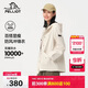 伯希和（Pelliot）單層戶(hù)外沖鋒衣女款春秋薄款防水夾克風(fēng)衣登山外套12340104白M