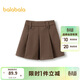巴拉巴拉童裝兒童半身裙秋冬裝女童短裙中大童百搭洋氣時(shí)尚百褶裙