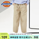 Dickies女裝工裝闊腿直筒褲夏季休閑長(cháng)褲 女褲 10192 沙色 （寬松版型） 26