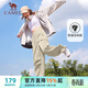 駱駝（CAMEL）直筒梭織工裝長(cháng)褲女防潑水百搭傘兵褲 C24CA6L6619 淡卡其 XL