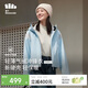 蕉下（beneunder）三合一沖鋒衣LS19523女短外套風(fēng)衣防風(fēng)氣絨保暖棉服 清羽藍S