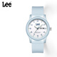 Lee學(xué)生手表日歷青少年初高中生專(zhuān)用機械考試表靜音指針女生U553藍