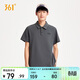 361°t恤男春夏季運動(dòng)休閑polo衫學(xué)院風(fēng)翻領(lǐng)寬松短袖上衣652629104-2