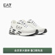 EMPORIO ARMANI/阿瑪尼官方旗艦EA7/新款男女情侶厚底跑步運動(dòng)鞋春夏 MZ021-白色/黑色 38.5 ( IT 6 | 38 2/3)