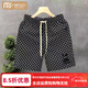 莫代爾高品質(zhì)字母印花短褲男款夏季薄款五分褲男士高端歐貨中褲2026新款 黑色【高端字母印花】 3XL 【建議150-175斤】