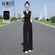 絲柏舍無(wú)袖連體褲2026春夏新款女時(shí)尚收腰設計V領(lǐng)裁剪連體衣
