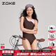 洲克zoke泳衣女連體三角2025新款爆款游泳館專(zhuān)用競速成人高級感泳裝 草莓拿鐵小心機124601121-3 XL （165-169cm）建議54-60kg
