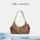 蔻馳（COACH）女士經(jīng)典標志帆布POCKET JULIET 30號手袋女包2026新款 B4/棕黃色 焦糖色