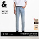 杰克·瓊斯（JACK&JONES）男裝春夏季牛仔褲百搭時(shí)尚貓須水洗潮流簡(jiǎn)約修身褲子225332093 E40淺牛仔藍 31 175 W31/L30