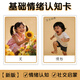 兒童情緒認知卡片真人表情管理寶寶臉譜啟蒙自閉癥早教康訓練教具 【散頁款】基礎情緒認知卡37張 6寸塑封