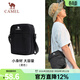駱駝戶(hù)外運動(dòng)單肩包男女斜挎包健身小包休閑挎包騎行包單肩背包潮 573C165029B，黑色