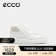 愛(ài)步（ECCO） 休閑鞋女 百搭簡(jiǎn)約平底鞋板鞋高幫球鞋 街頭272823 白色/灰白色27282352292 38