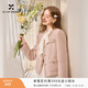 香影小香風(fēng)粗花呢外套女2026春裝新款千金名媛風(fēng)粉色甜美短款上衣 銀牡丹色 M 160/84A/95-110斤
