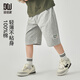 多多家男童運動(dòng)短褲2026夏季中大童吸濕透氣純棉中褲兒童寬松六分針織褲