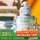 杯具熊（BEDDYBEAR）開(kāi)口笑雙飲蓋兒童保溫杯帶吸管水杯316鋼大容量保溫壺600ML大耳狗