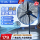 鉆石牌（DIAMOND）工業(yè)風(fēng)扇大風(fēng)力牛角扇強力風(fēng)扇銅芯電機商用吹除甲醛工廠(chǎng)車(chē)間工地立式搖頭落地風(fēng)扇WY 【常規款】500工業(yè)扇+2.6米加長(cháng)線(xiàn) 全新國標 鉆石品質(zhì)